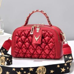 JT6628-red Tas Handbag Selempang Pesta Wanita Elegan Import
