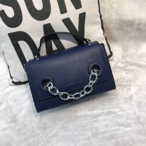 JT6647-blue Tas Handbag Pesta Wanita Elegan Import