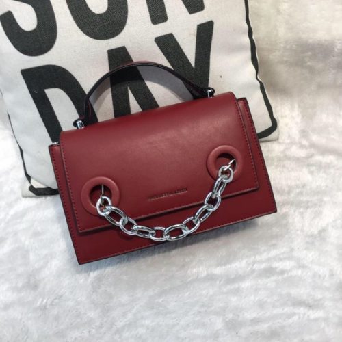 JT6647-red Tas Handbag Pesta Wanita Elegan Import