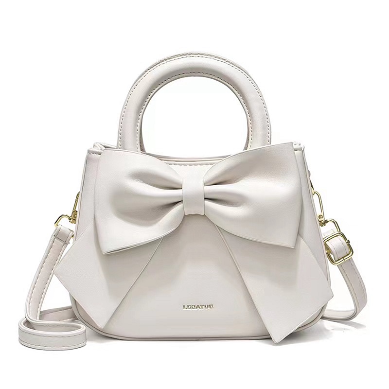 JT6831-white Tas Handbag Selempang Wanita Cantik Import