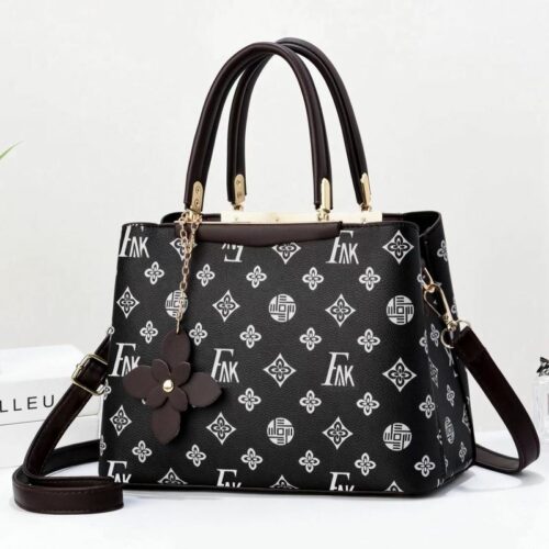 JT68935-black Tas Handbag Selempang Wanita Cantik Import