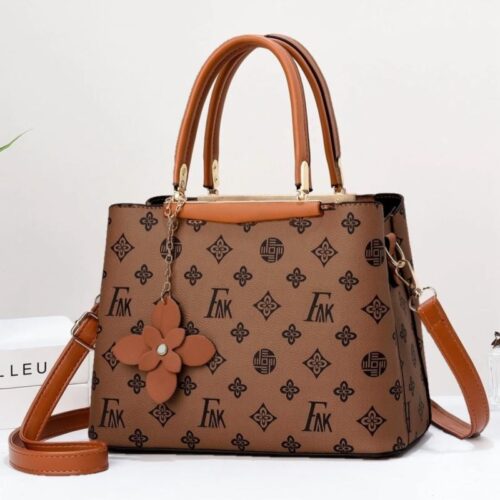 JT68935-brown Tas Handbag Selempang Wanita Cantik Import