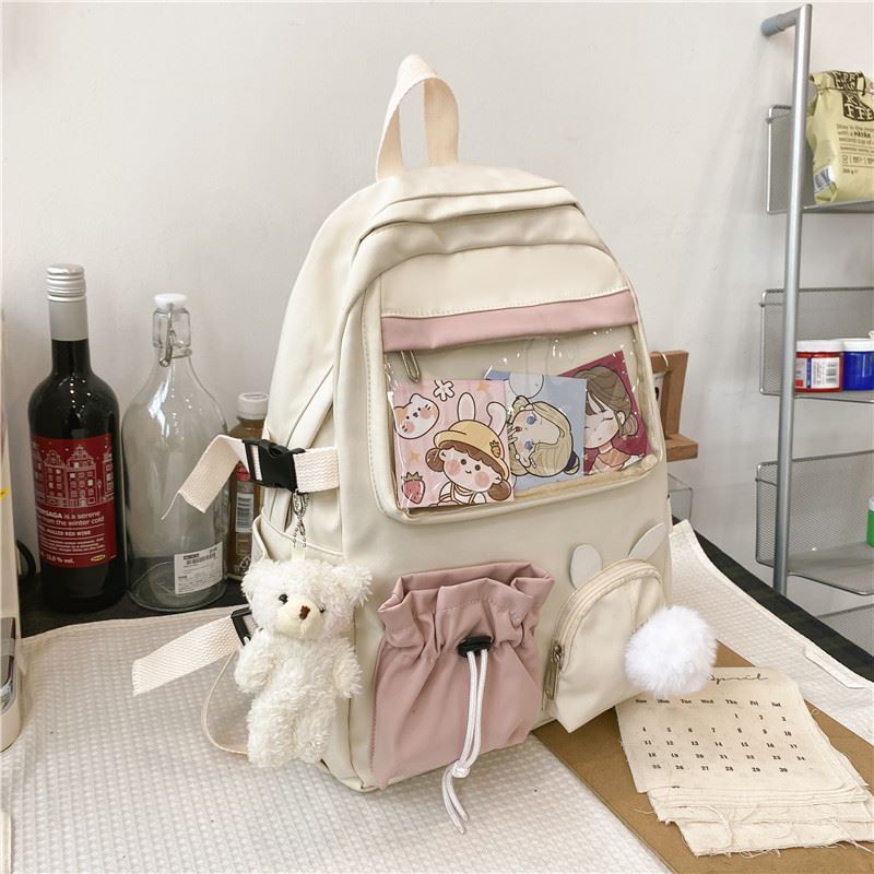 JT72548 IDR.178.000 MATERIAL CANVAS SIZE L30XH42XW13CM WEIGHT 650GR COLOR BEIGE