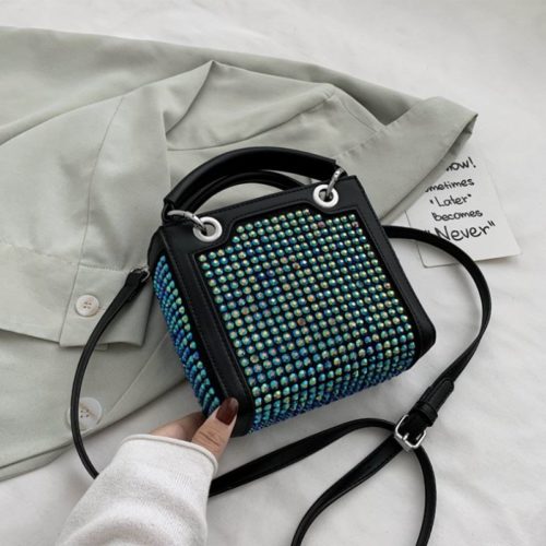 JT8168-green Tas Handbag Selempang Wanita Cantik Import Terbaru