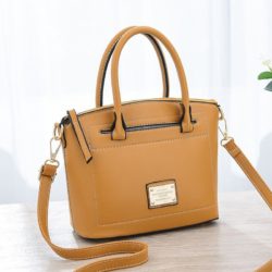 JT8368-brown Tas Handbag Fashion Wanita Cantik Import