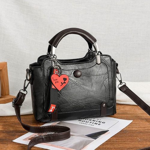 JT8452-black Tas Handbag Selempang Elegan Wanita Cantik