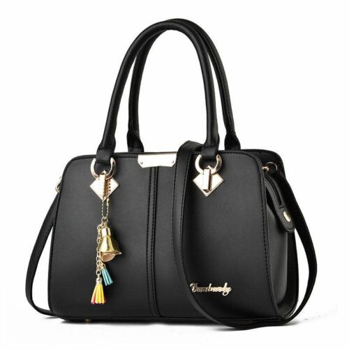 JT86033-black Tas Handbag Selempang Wanita Elegan Cantik Import