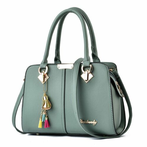 JT86033-green Tas Handbag Selempang Wanita Elegan Cantik Import