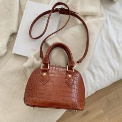 JT8699-brown Tas Handbag Selempang Wanita Elegan Import