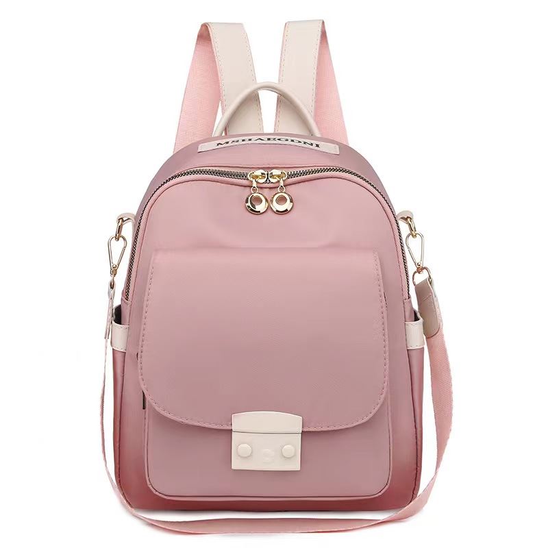 JT8807 IDR.155.000 MATERIAL NYLON SIZE L22XH27XW11CM WEIGHT 350GR COLOR PINK