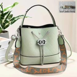 JT88074-green Tas Selempang Handbag Wanita Cantik Import Terbaru (Talpen Warna Terang)