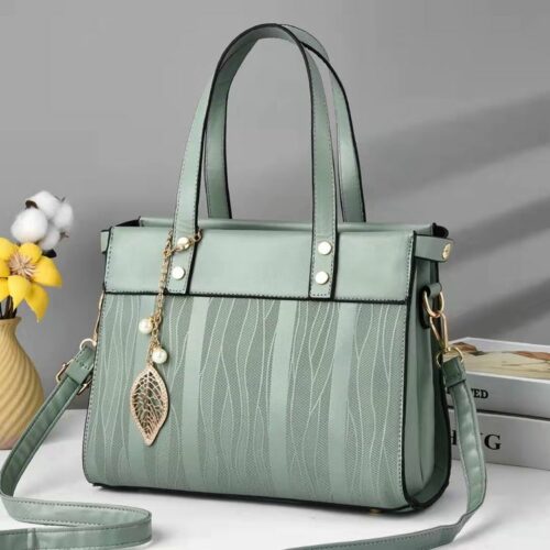 JT89891-green Tas Handbag Wanita Elegan Import Terbaru