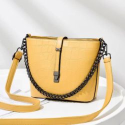 JT89971-yellow Tas Selempang Fashion Wanita Cantik Import Terbaru