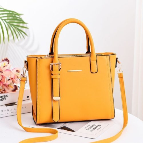 JT9019-yellow Tas Handbag Wanita Cantik Import Terbaru