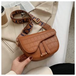 JT9046-brown Tas Shoulder Bag Import Wanita Cantik Terbaru