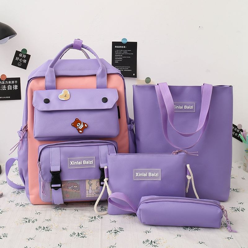 JT9055 (4IN1) IDR.188.000 MATERIAL CANVAS SIZE L30XH39XW13CM WEIGHT 750GR COLOR PURPLE