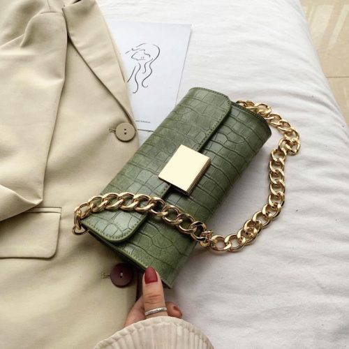 JT9726-green Tas Clutch Handbag Elegan Wanita Cantik