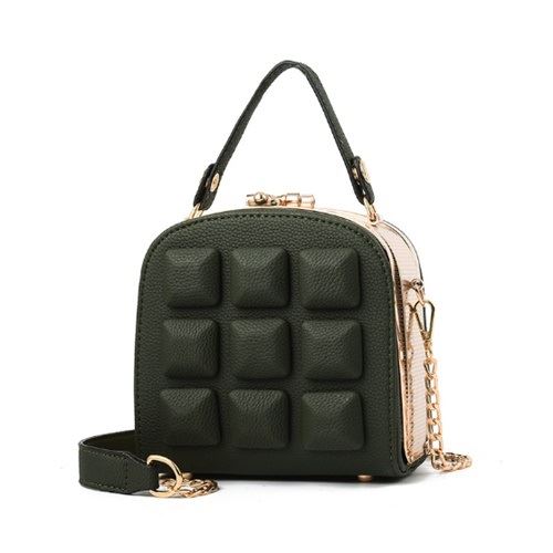 JT98876 IDR.175.000 MATERIAL PU SIZE L15.5XH16XW8.5CM WEIGHT 800GR COLOR DARKGREEN
