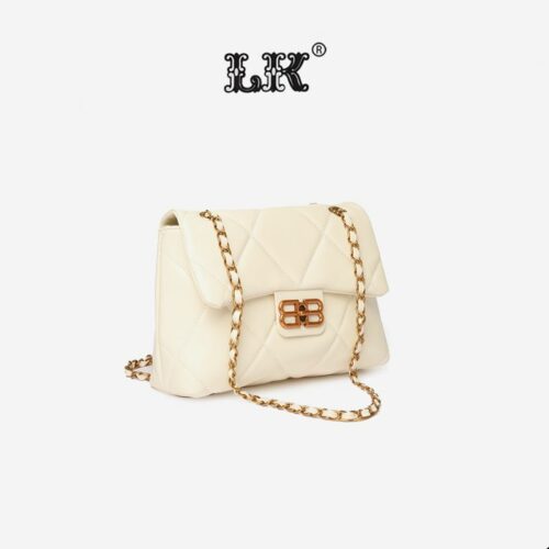 JTF0049-beige Tas Selempang Wanita LK Bersertifikat + Paper Bag Terbaru