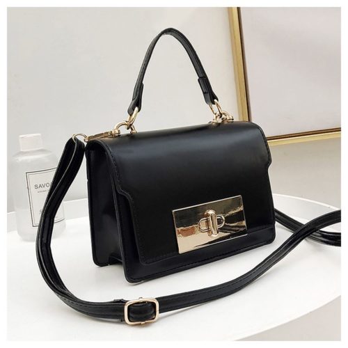 JTF0131-black Tas Handbag Import Wanita Cantik Terbaru