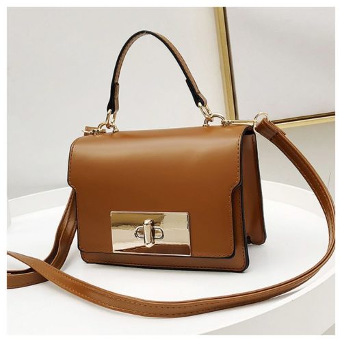 JTF0131-brown Tas Handbag Import Wanita Cantik Terbaru