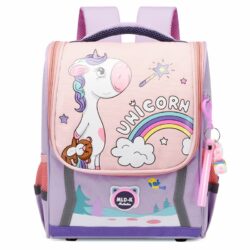 JTF0308-lightpurple Tas Ransel Anak Sekolah Pony Unicorn Import