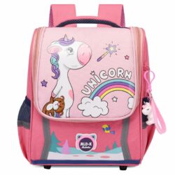 JTF0308-pink Tas Ransel Anak Sekolah Pony Unicorn Import