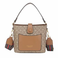 JTF0818-khaki Tas Handbag Selempang Fashion Import Wanita Cantik