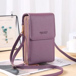 JTF09067-purple Tas Slingbag Dompet Handphone Forever Young Import