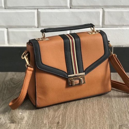 JTF0961-brown Tas Handbag Fashion Wanita Cantik Import