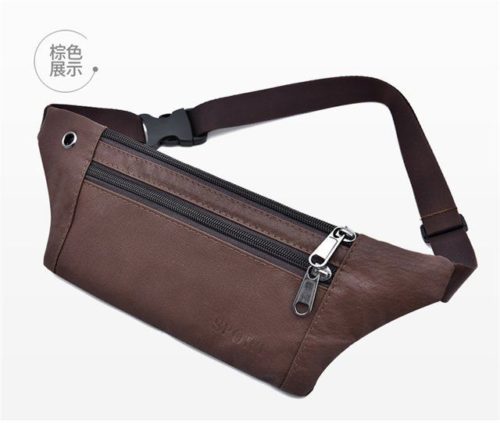 JTF0985-coffee Waist Bag Unisex Fashion Modis Terbaru