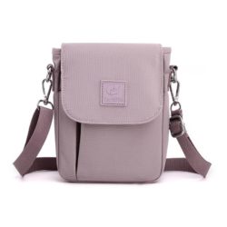 JTF10421-purple Tas Selempang Dompet Pinggang Wanita Cantik Import