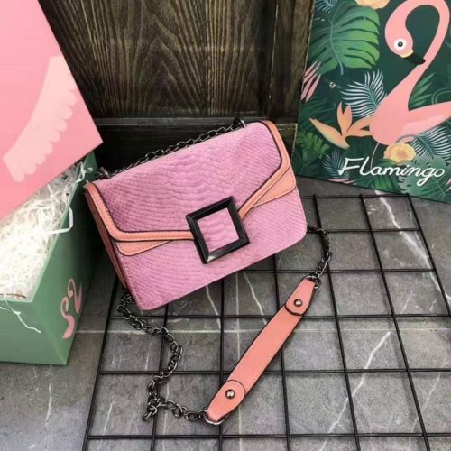 JTF1258-pink Tas Selempang Wanita Cantik Fashion Import