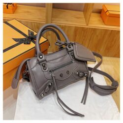 JTF18005-gray Tas Handbag Selempang Wanita Cantik Import 2in1