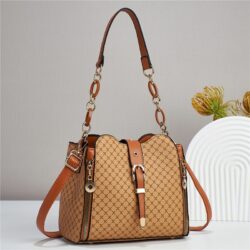 JTF1805-brown Tas Handbag Selempang Fashion Wanita Import Terbaru