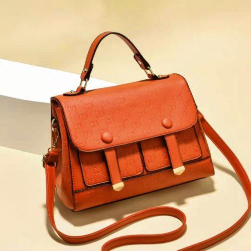JTF18667-orange Tas Handbag Wanita Cantik Elegan Import