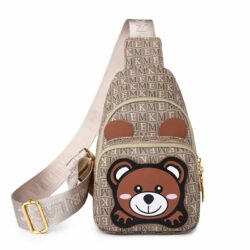 JTF19168-khakime Tas Slingbag Selempang Bear Fashion Import Wanita