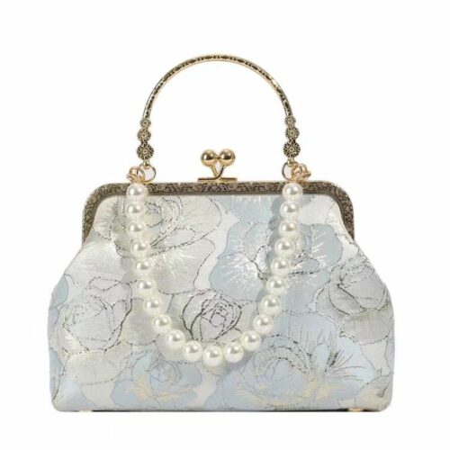 JTF204-blue Tas Pesta Handbag Wanita Elegan Import Terbaru