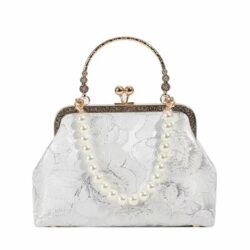 JTF204-white Tas Pesta Handbag Wanita Elegan Import Terbaru