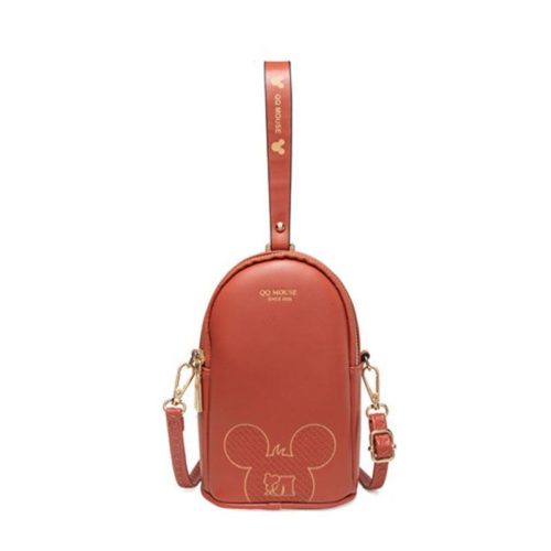 JTF21002-orange Tas Dompet Handphone Wanita Elegan Tali Selempang