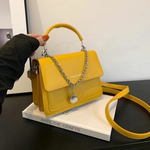JTF2356-yellow Tas Handbag Selempang Import Wanita Elegan