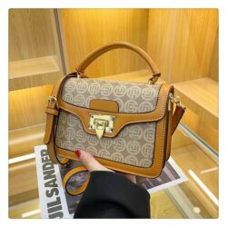JTF2674-brown Tas Handbag Wanita Elegan Import Terbaru