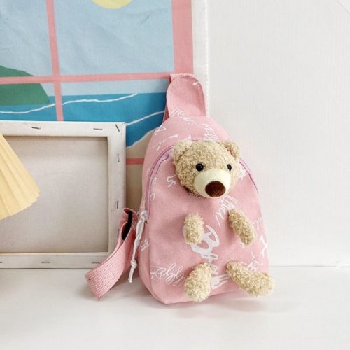 JTF28181-pink Tas Sling Bag Boneka Anak Keren Import