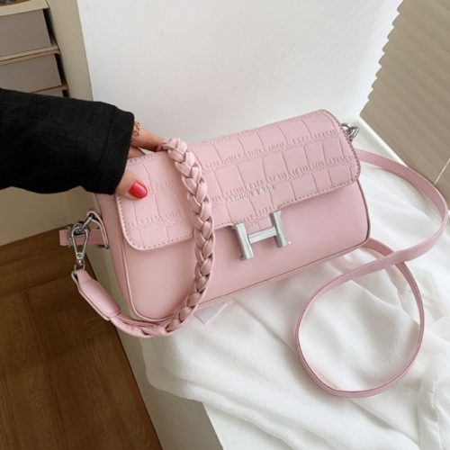 JTF28747-pink Tas Selempang Fashion Wanita Cantik Import Terbaru