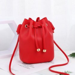 JTF2990-red Tas Selempang Serut Import Wanita Cantik