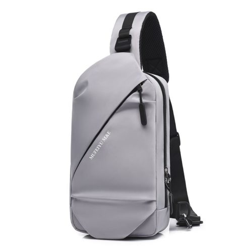 JTF3059-gray Tas Sling Bag Selempang Pria Modis Import Terbaru