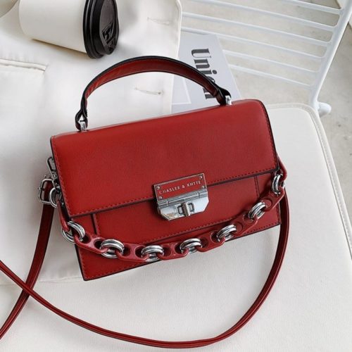 JTF3780-red Tas Handbag Selempang Import Wanita Elegan