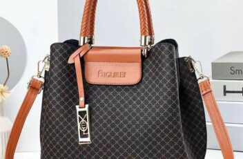 JTF5166-brown Tas Handbag Selempang Wanita Elegan Import