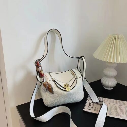 JTF52412-white Tas Selempang Lindi Fashion Import Wanita Terbaru