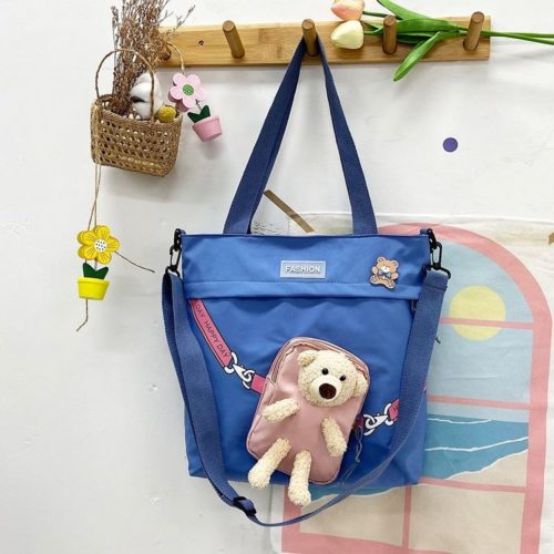 JTF5807-blue Tas Selempang Import Wanita Cantik Terbaru